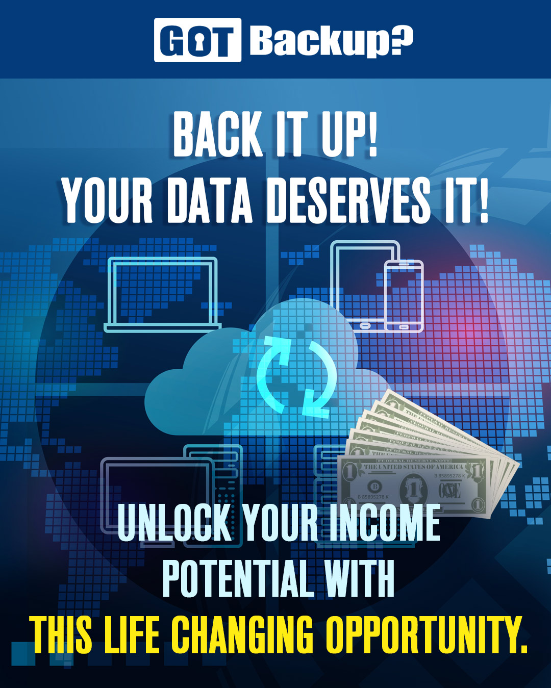got backup international business opportunity